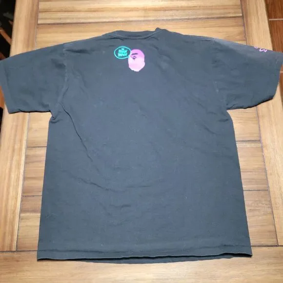 BAPE SS Black Unisex Tee "DJ Jazzy Jeff And The Fresh Prince" - Size XL